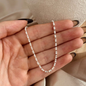 Choker baguetes delicada
