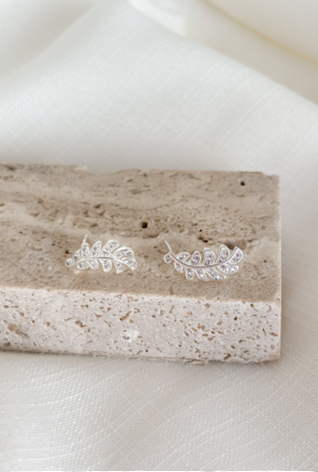Brinco ear cuff ramo folha - Imagem 2