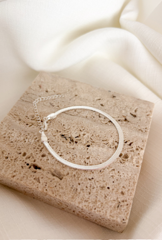 Pulseira fita laminada 3mm
